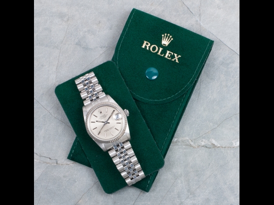 Rolex Datejust 31 Jubilee Silver Tapisserie Dial  Watch  68274